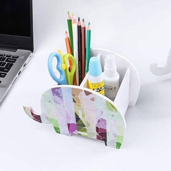 Desk Supplies Organizer,‎ Elephant Pencil Holder - Picture 7 of 8